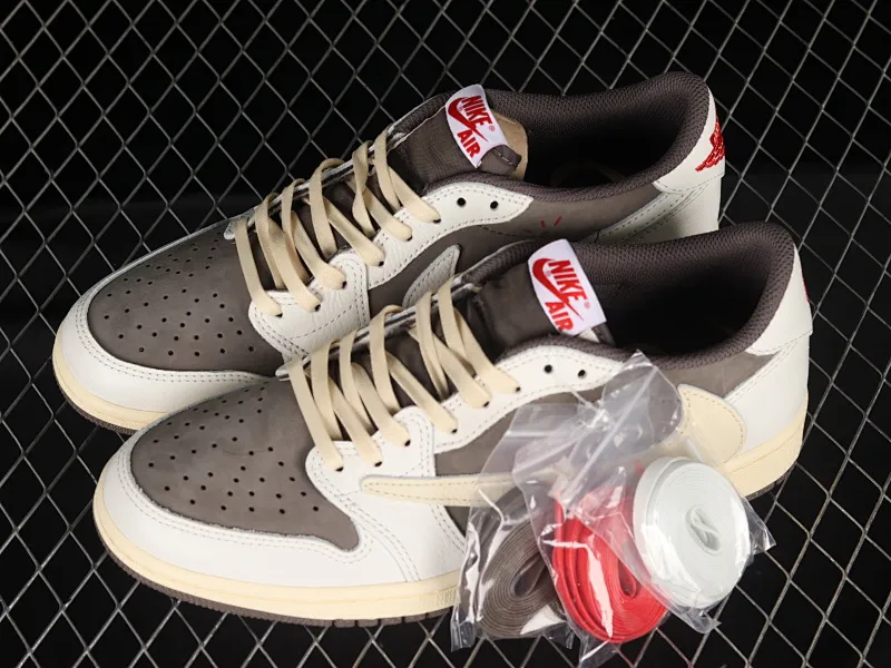 All categories Air Jordan Jordan series basketball shoes Air Jordan 1 Low LJR version Travis Scott x Air Jordan 1 Low OG AJ1 Joe 1 joint overhead hook DM7866-162